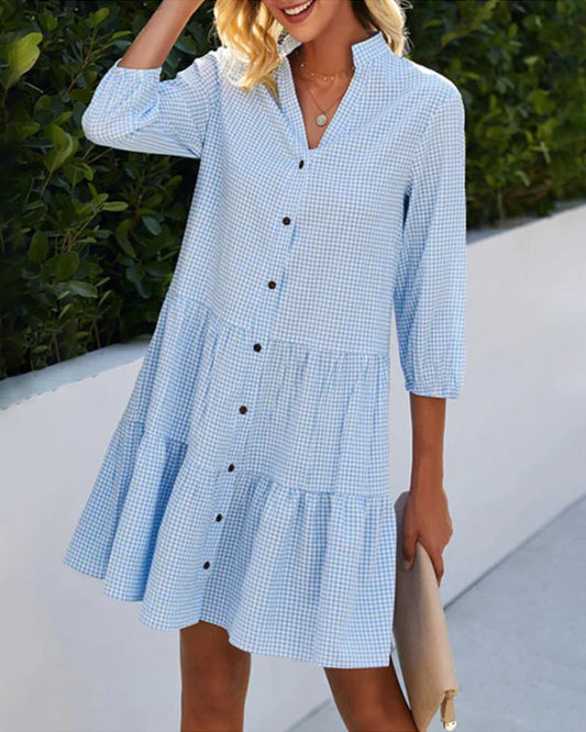 Summer Plaid Dress