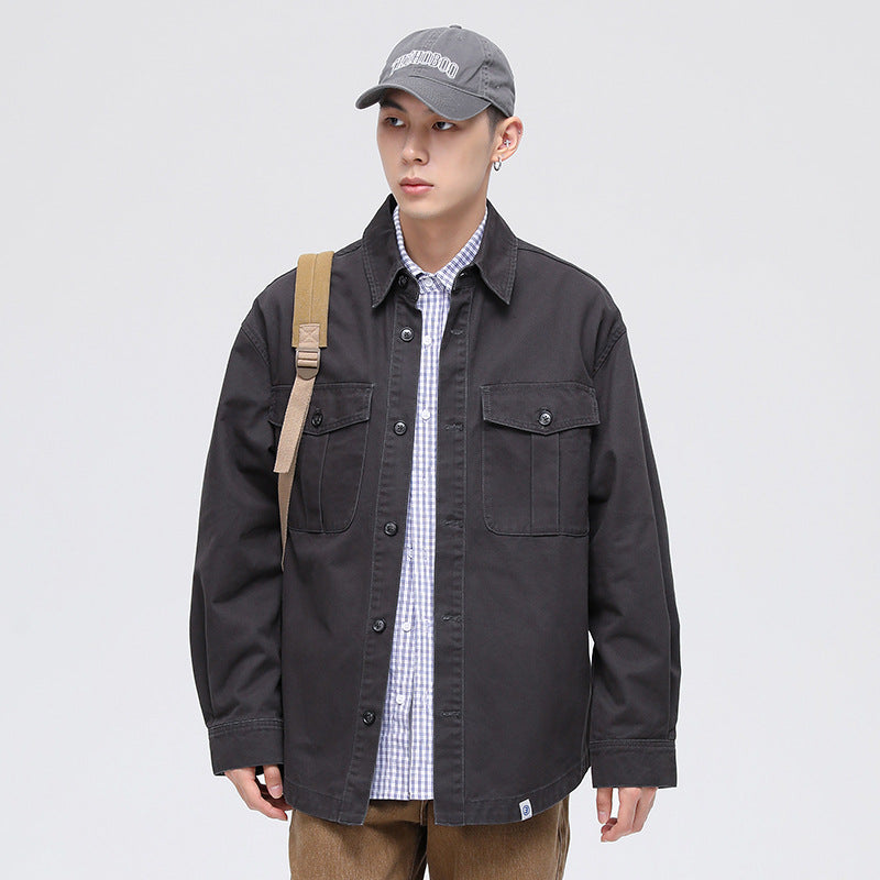 Men's Trendy Loose Shirt Jacket