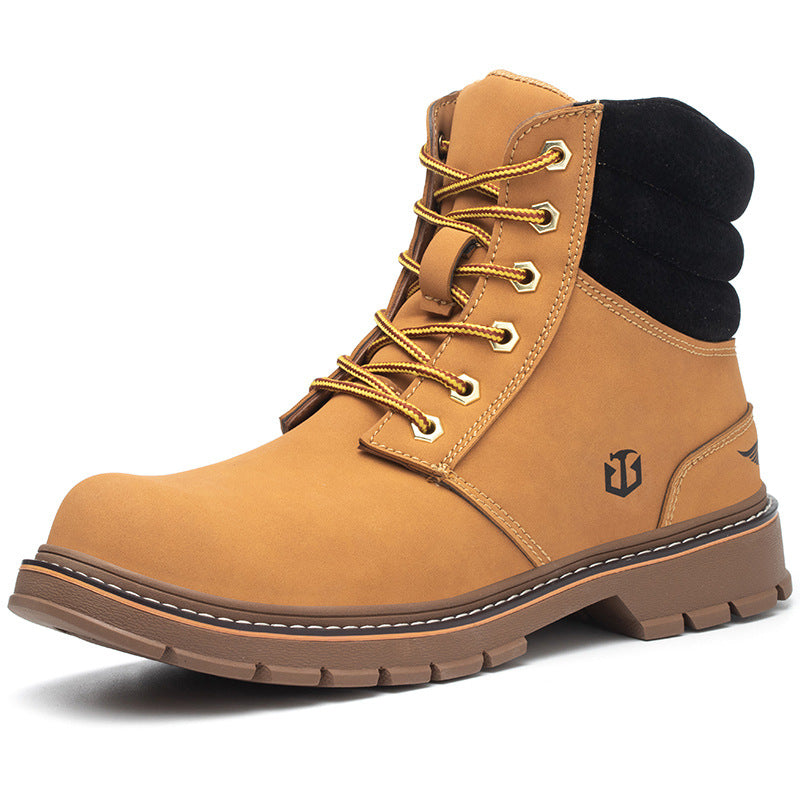 Men's Fashion Casual High-top Labor Protection Shoes