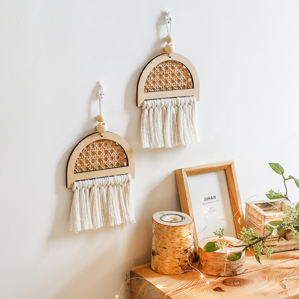 Creative Minimalist Home Wall Hanging Woven Pendant