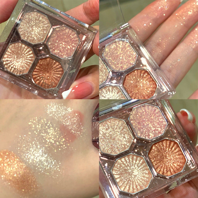 Matte And Non-removable Shimmering Eyeshadow Palette