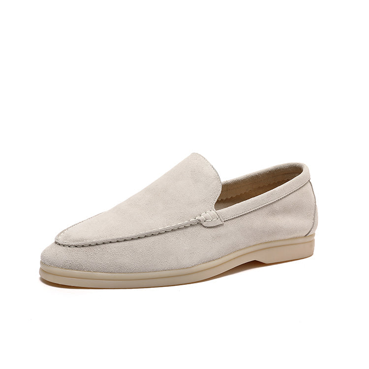 Men's Soft Sole Nubuck Sheepskin Loafers