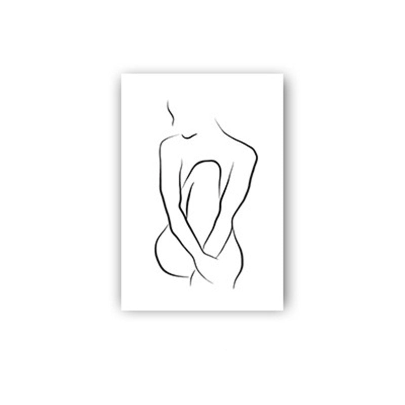 Minimalist Line Nordic Decorative Print