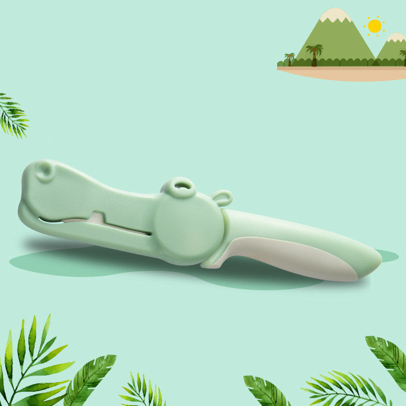 Home Fashion Creative Hippo Ceramic Fruit Knife