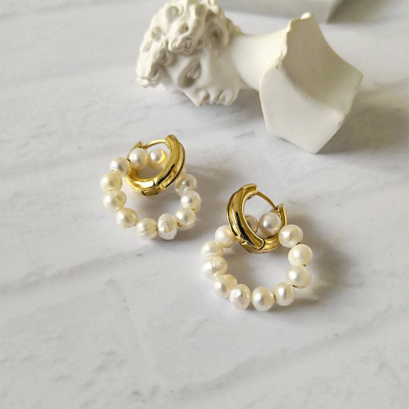 Vintage Freshwater Pearl Earrings