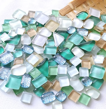 1cm DIY Small Particle Crystal Mosaic Patch Handmade