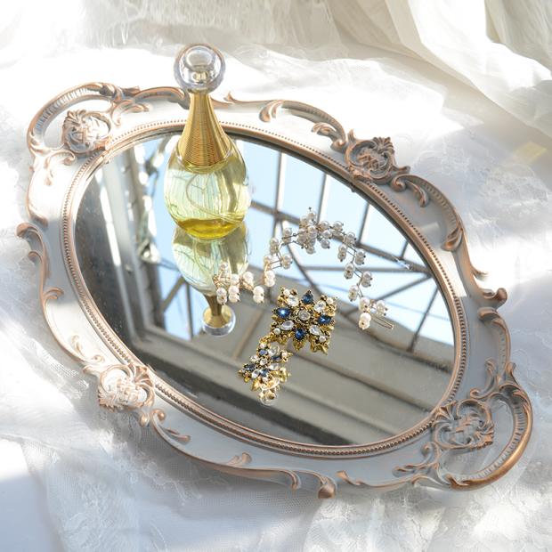 Retro Mirror Tray