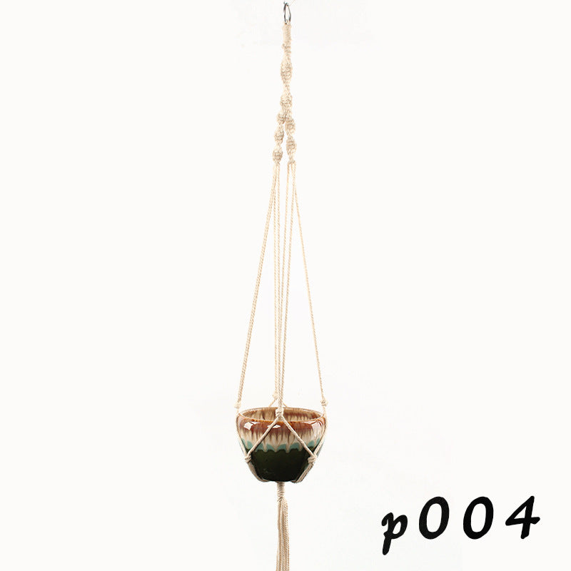 Macramé Rope Woven Indoor and Outdoor Planter