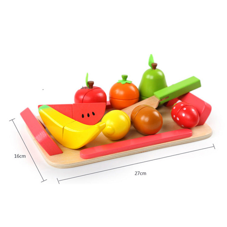 Vegetable Fruit Cut Cutler Children's Play Kitchen Toy