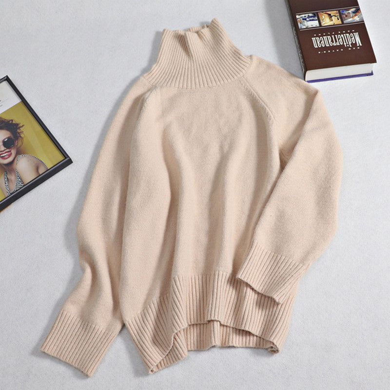 GIGOGOU Fall Winter Women Turtleneck