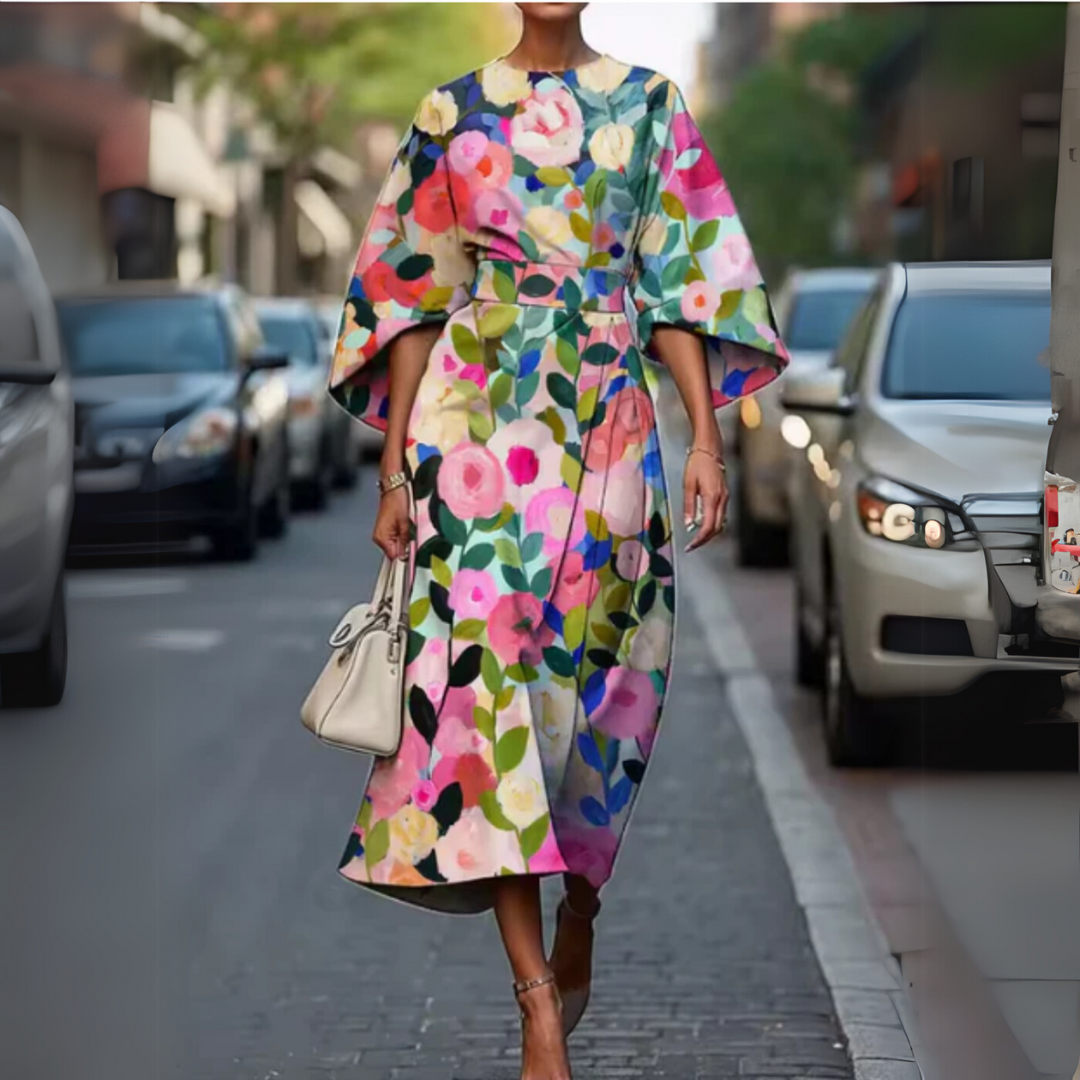 Long Dress with Elastic Waist