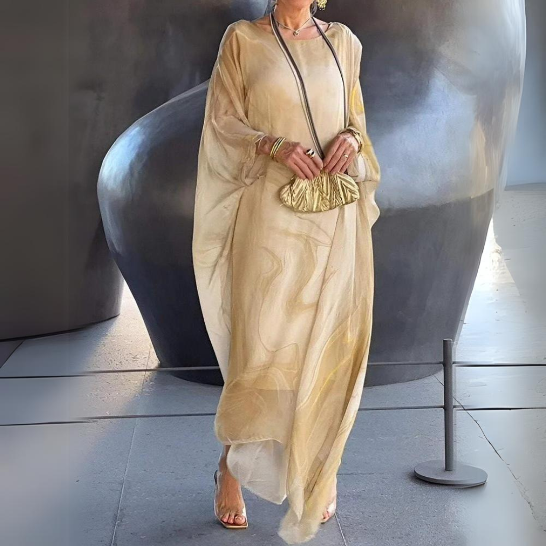 Charming Silk Chiffon Dress