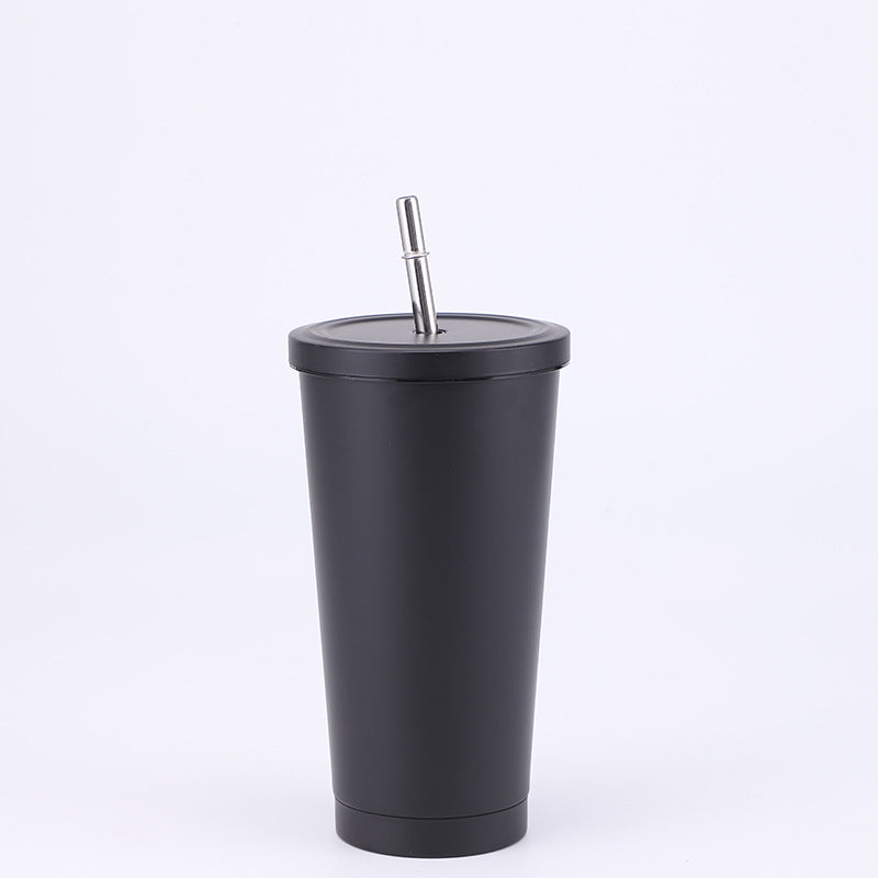 Stainless Steel Large-capacity Straw Insulation Cup