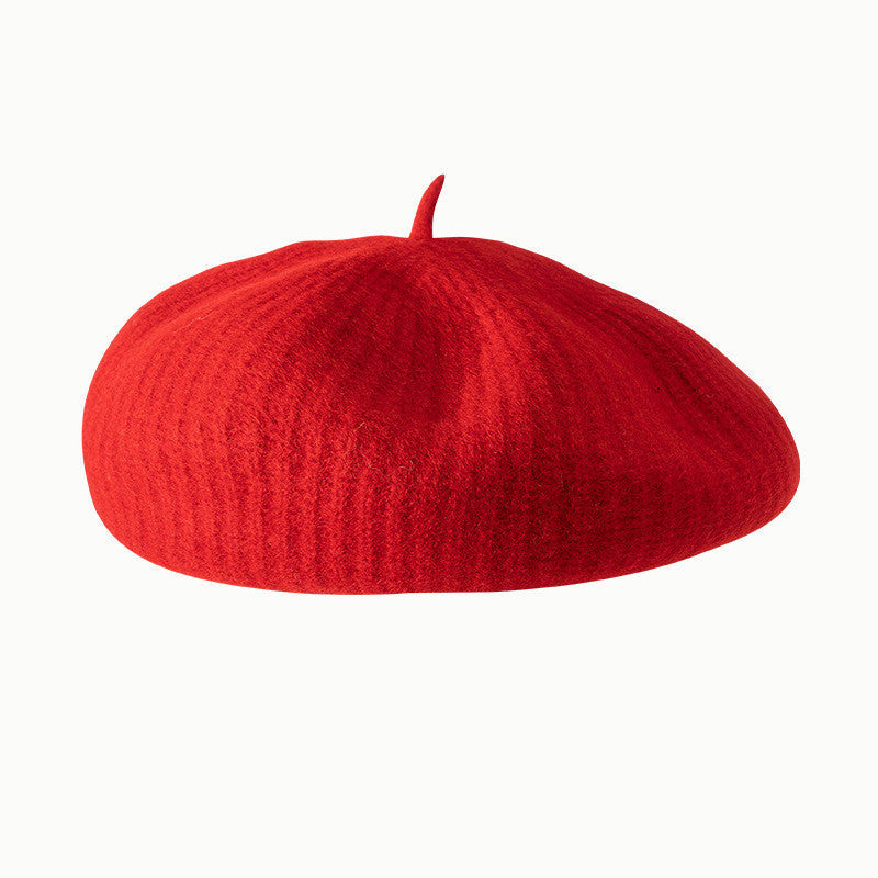 Fashion Personality Wool Beret Women England Retro