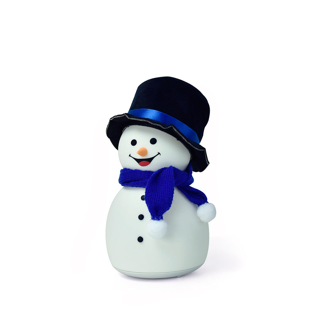 Christmas Snowman Music Portable Night Light