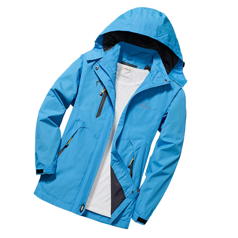 Men's And Women's Outdoor Thin Waterproof Jacket