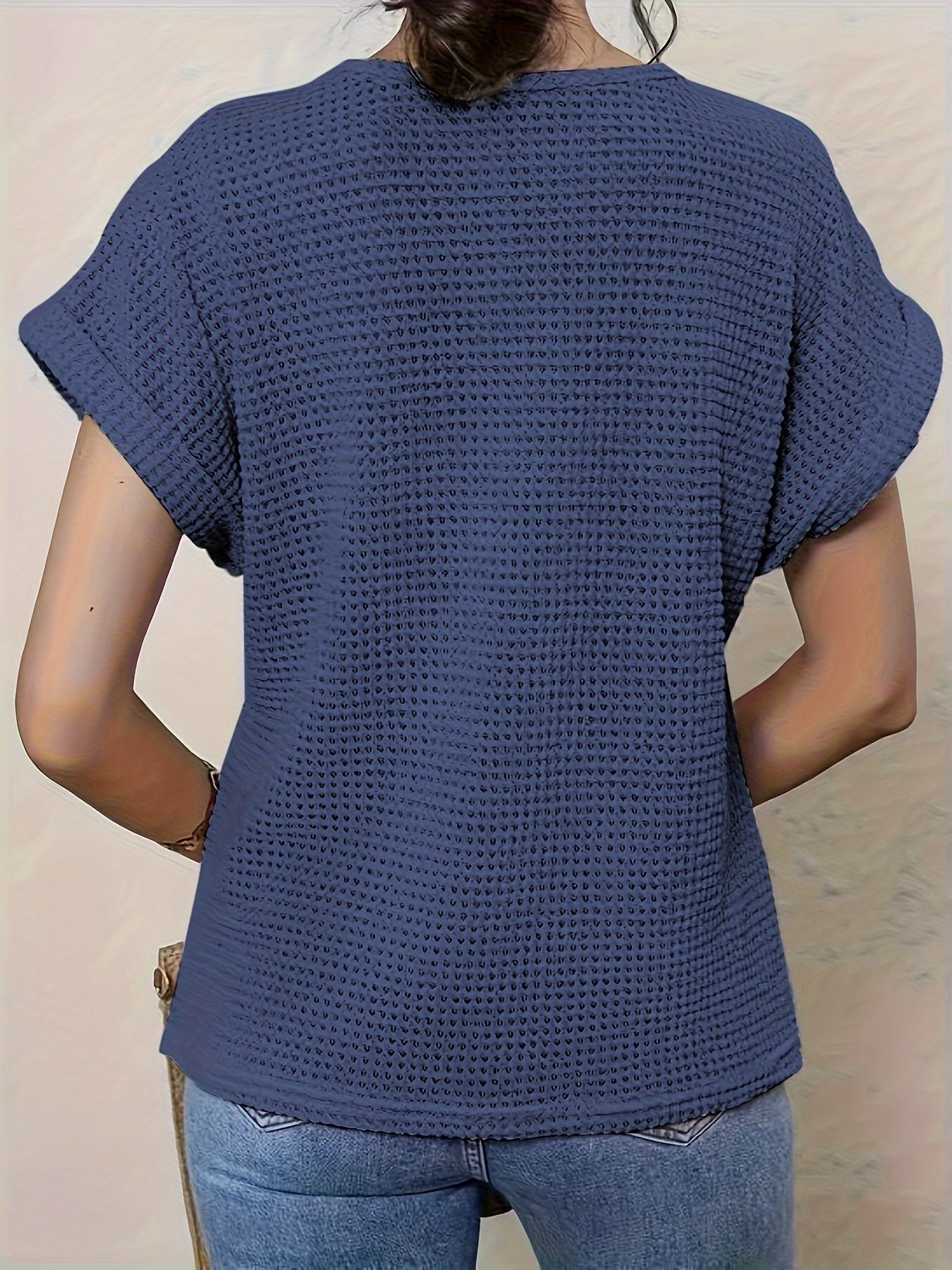 Chic Round Neck Elegant Top