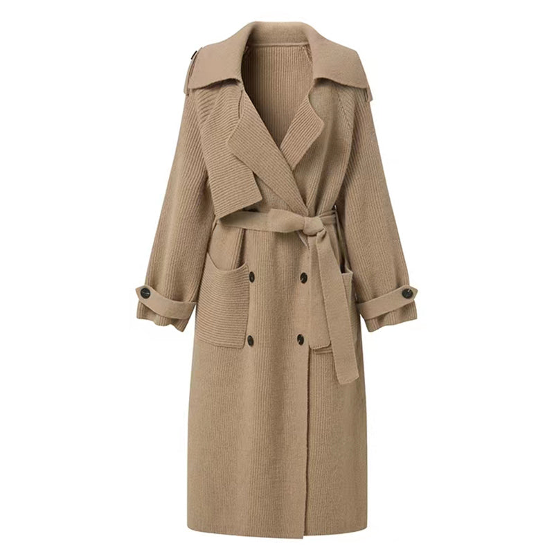 Women's Fashion Loose Heavy Duty Longline Woolen Jacket