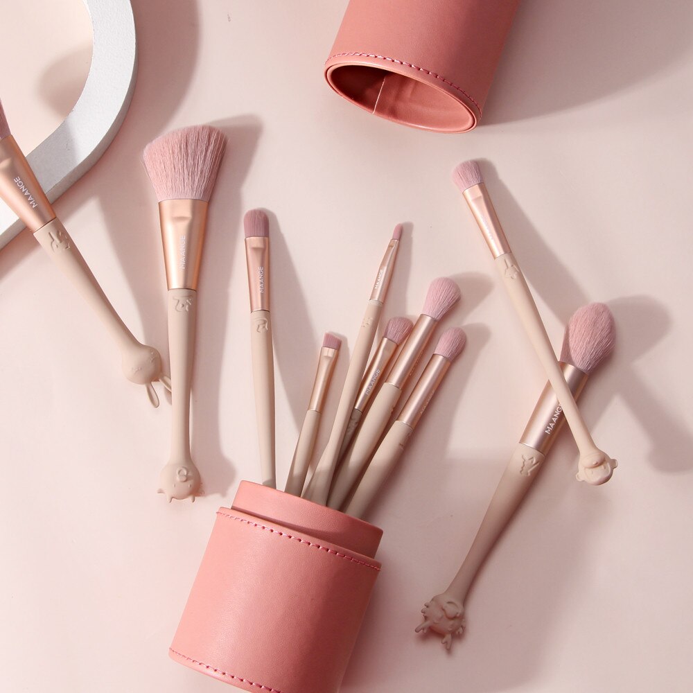 Round Cosmetic Brush Container Cosmetic Tool Cosmetic Brush