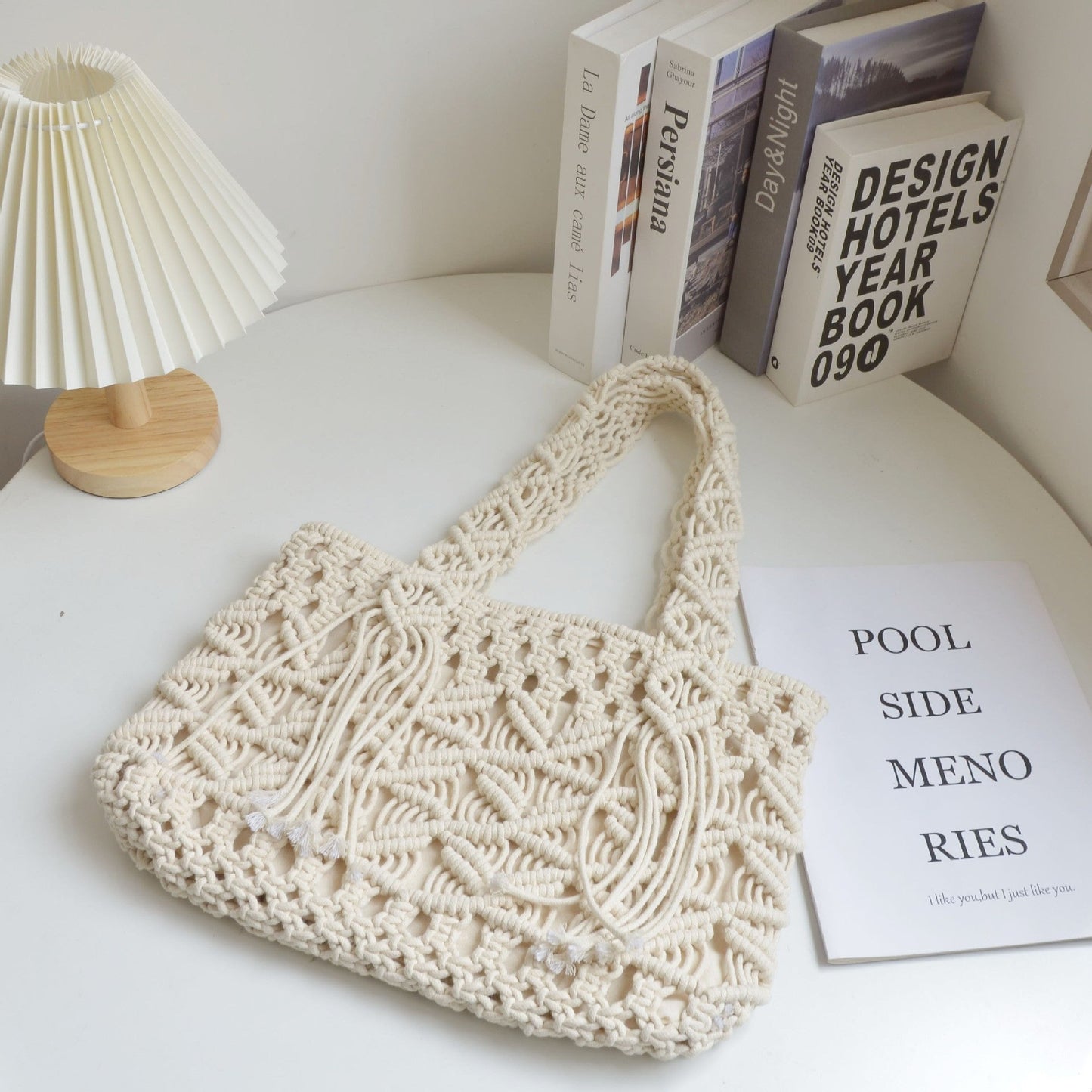 Cotton String Hand-woven Bag