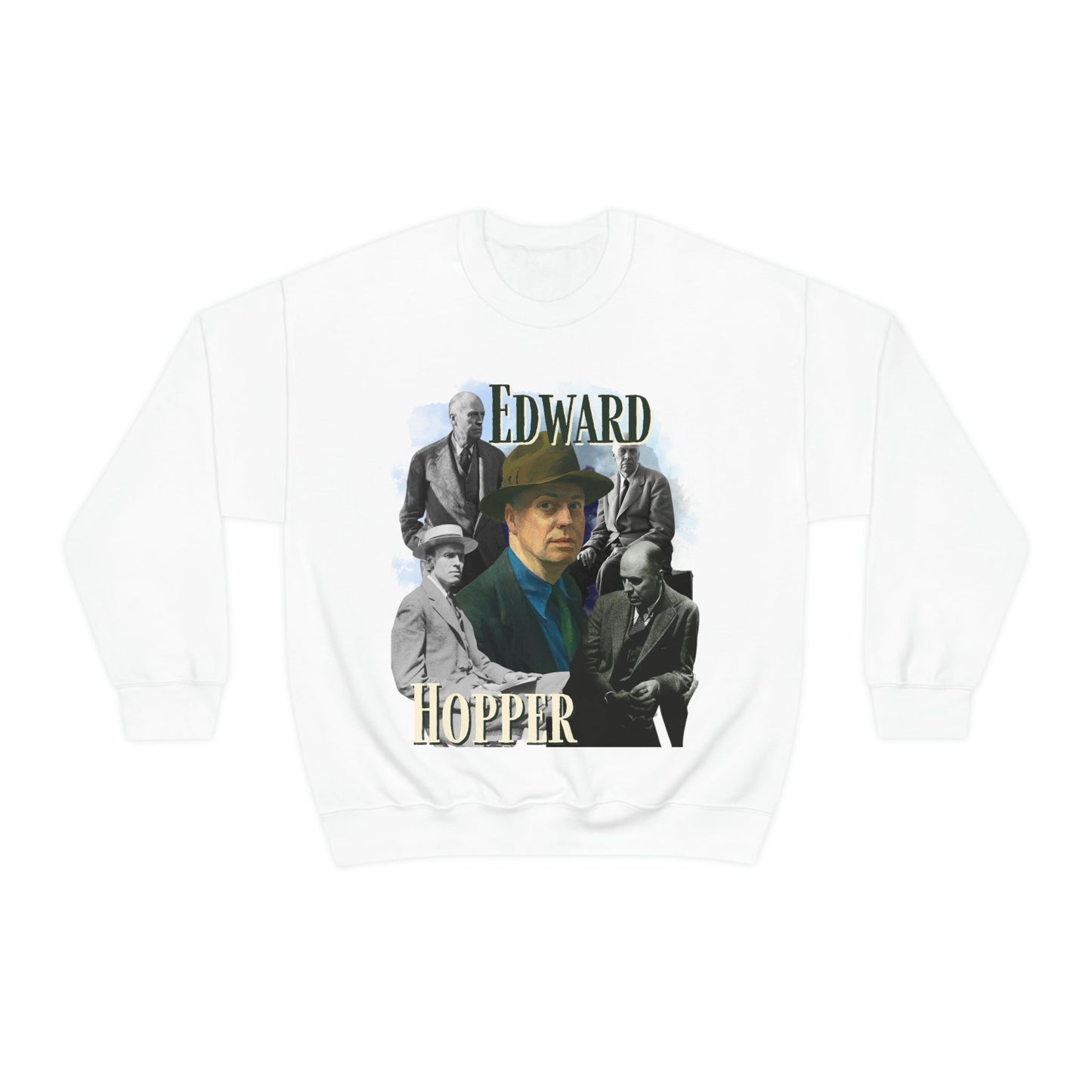 Edward Hopper Sweatshirt, Y2K Style Bootleg Famous American Realist Artist Fan Retro Pullover Crewneck, Artist Gift