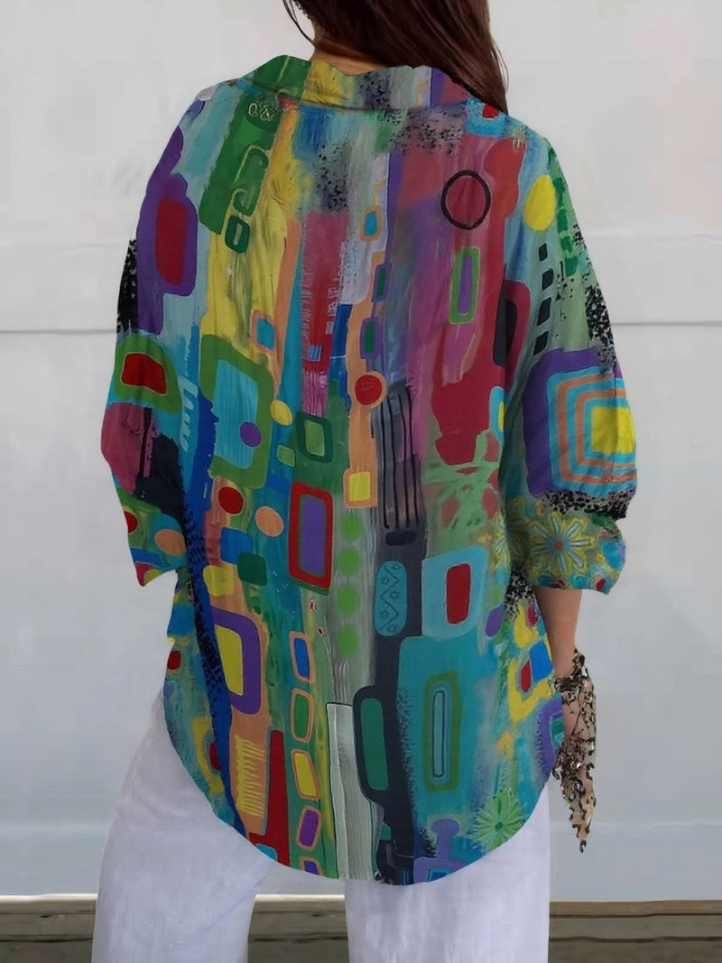 Stylish Multicolored Blouse