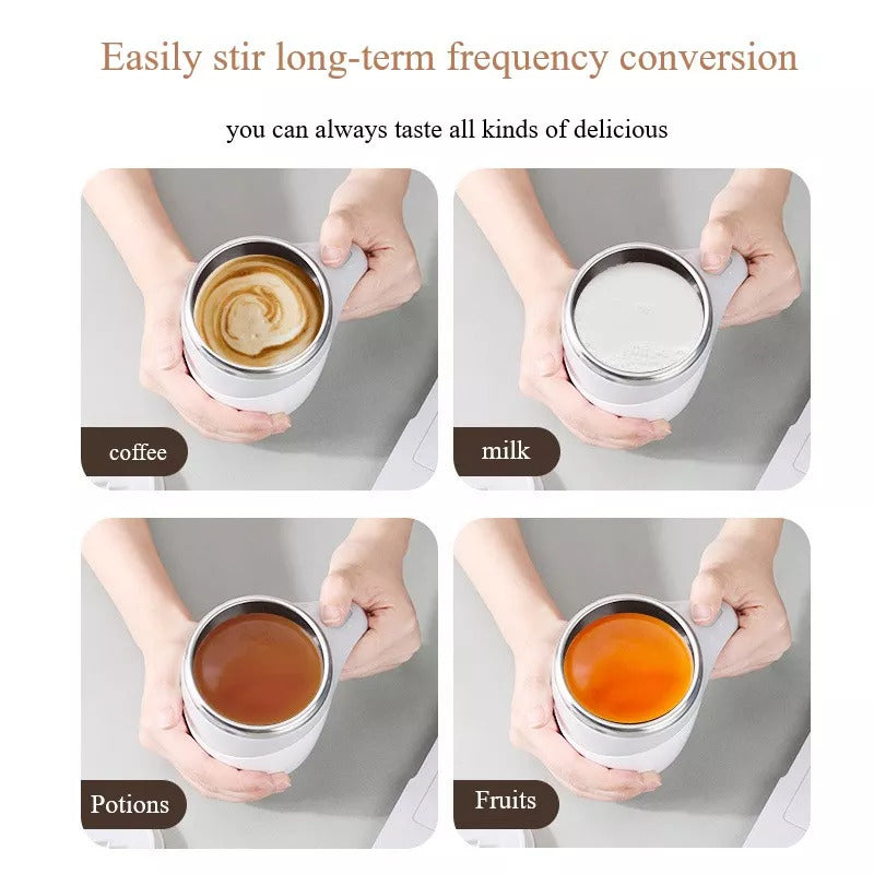 Rechargeable Model Automatic Stirring Cup Coffee Cup High Value Electric Stirring Cup Lazy Milkshake Rotating Magnetic Mug