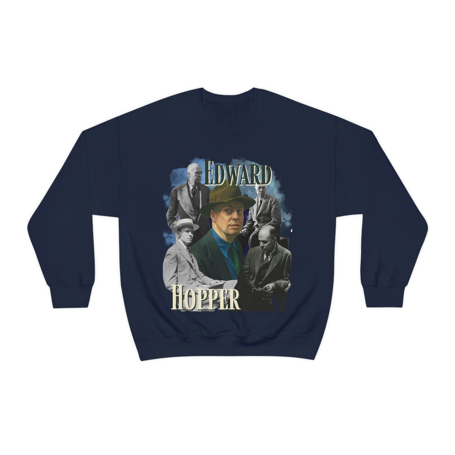 Edward Hopper Sweatshirt, Y2K Style Bootleg Famous American Realist Artist Fan Retro Pullover Crewneck, Artist Gift