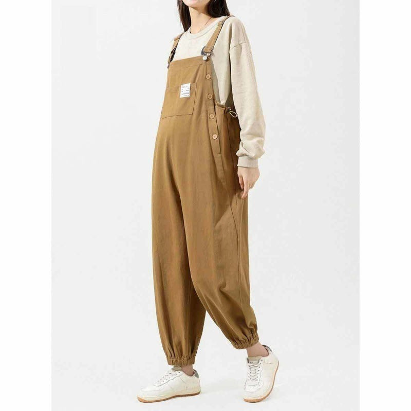 Outdoor Thin Full Size Loose Overall Jumpsuit