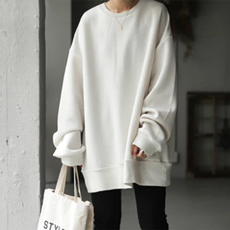 Women's Oversized Pullover Round Neck Loose Sweater