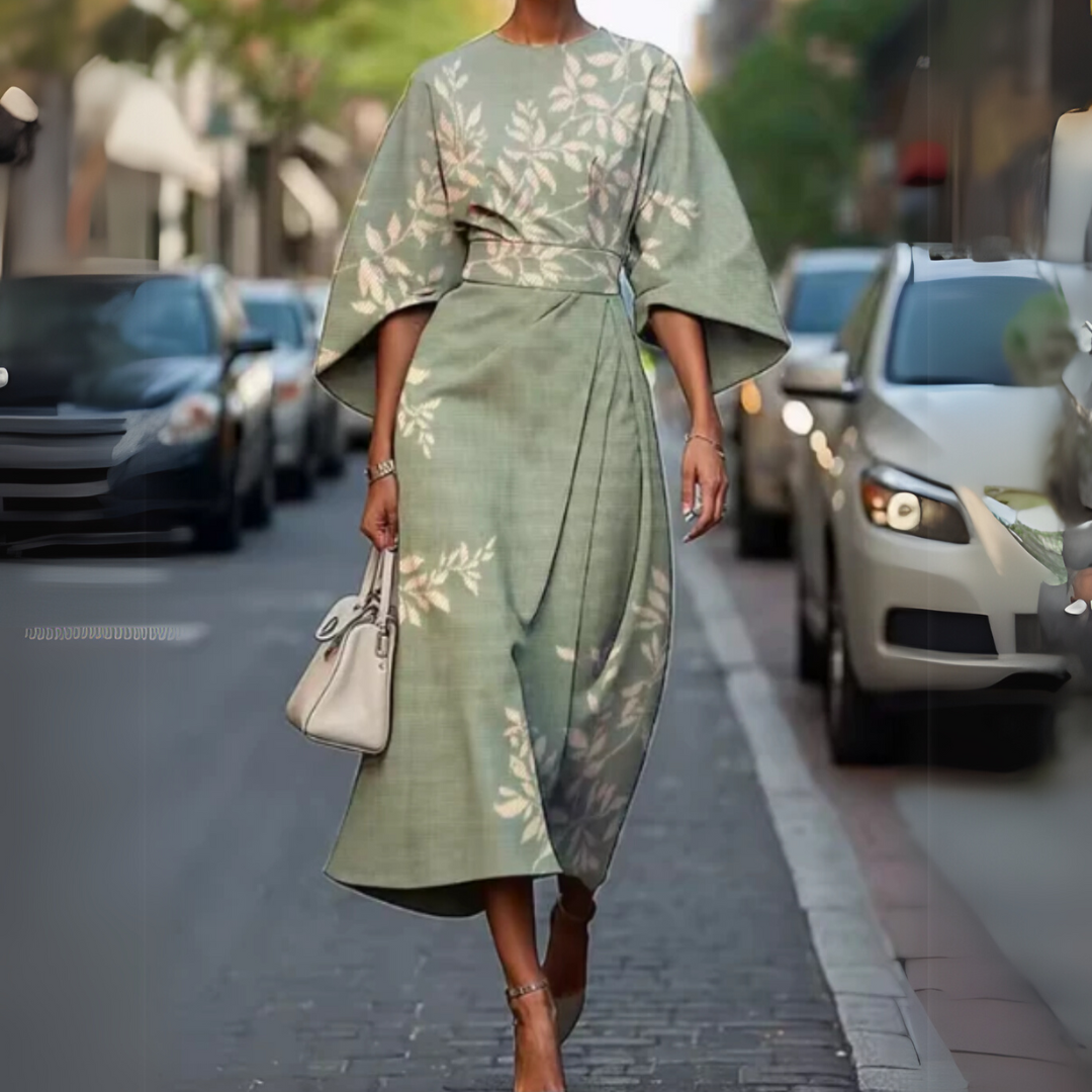 Long Dress with Elastic Waist