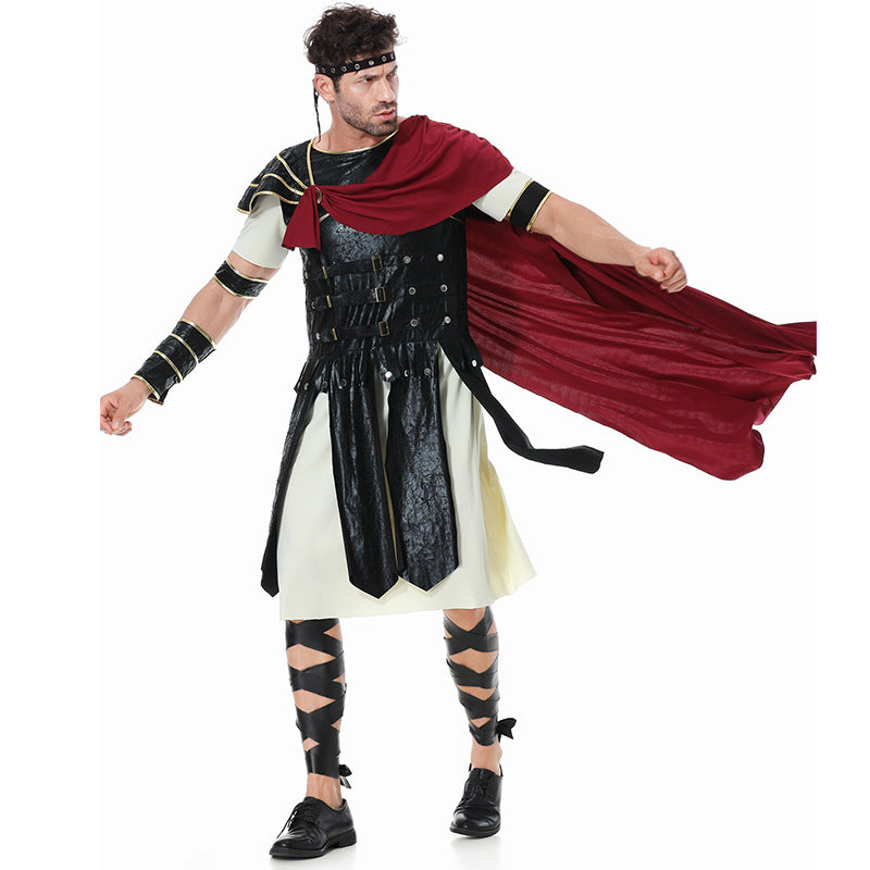 Halloween Costume Roman Gladiator Cosplay Performance Wear