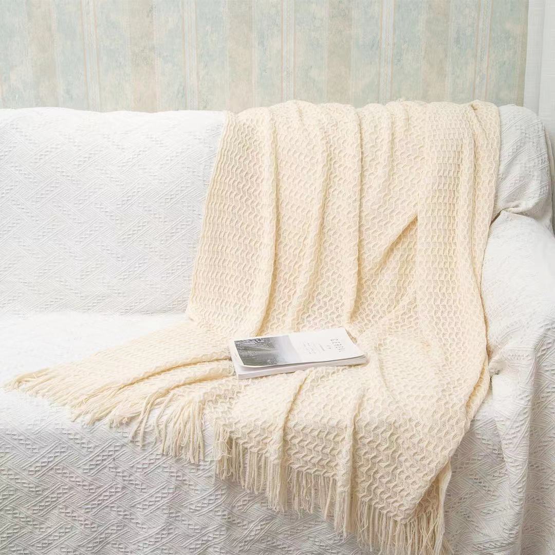 Office Thickened Warm Woven Shawl Blanket