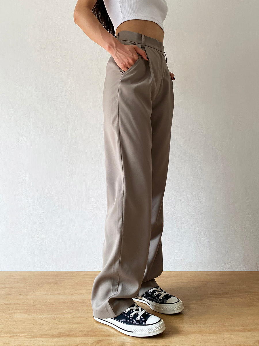 Women's Retro Slimming Straight Pants