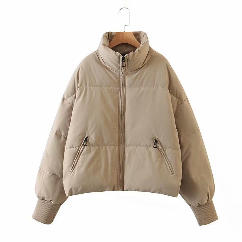 Casual All-Match Stand Collar Bread Jacket Puffer Coat