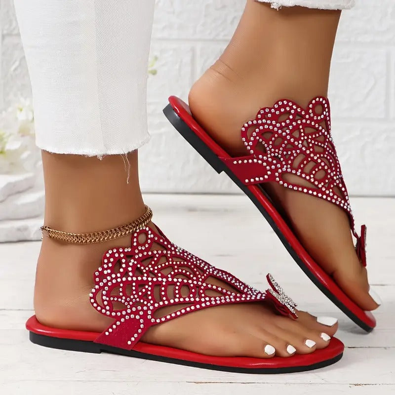 Butterfly Accent Sandals