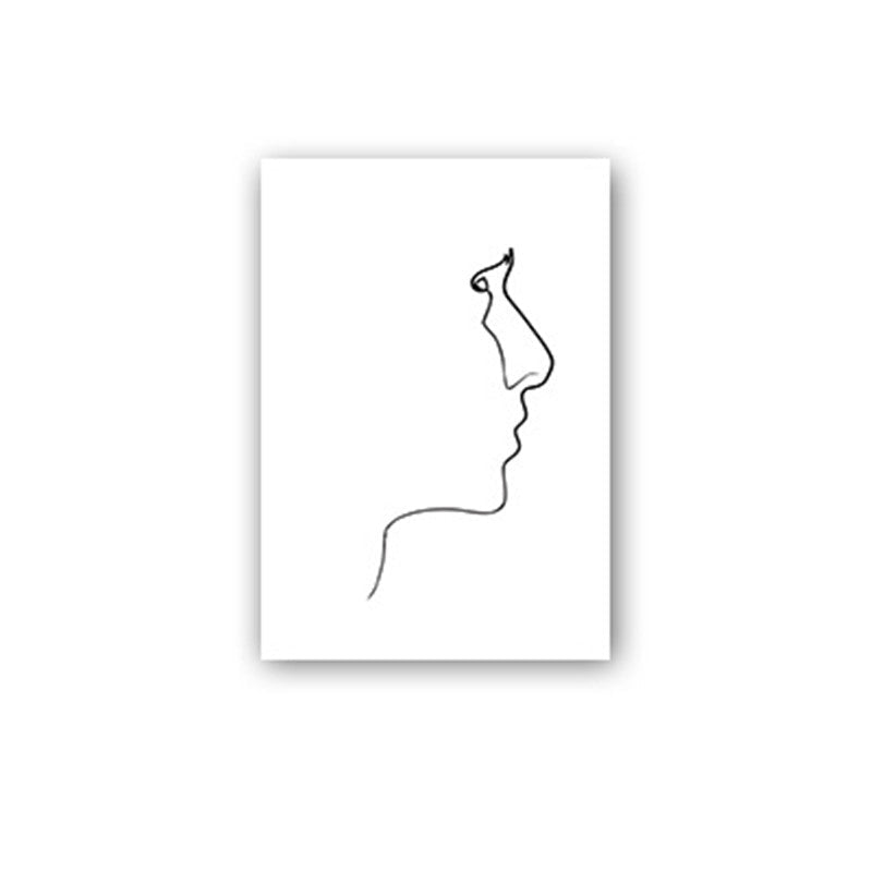 Minimalist Line Nordic Decorative Print