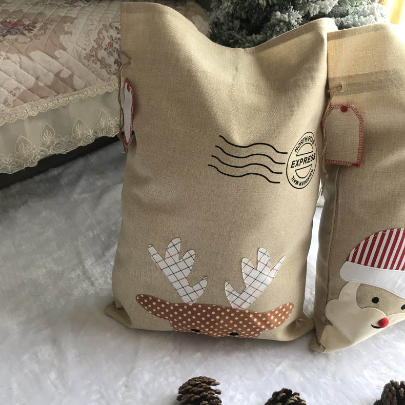 Gift Christmas Eve Santa Present Bag