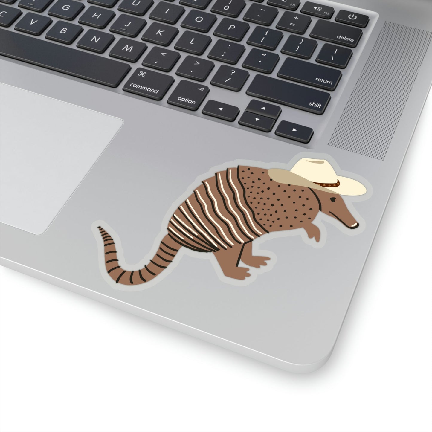 Cowboy Armadillo Kiss-Cut Stickers