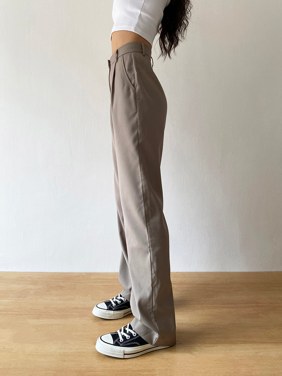 Women's Retro Slimming Straight Pants