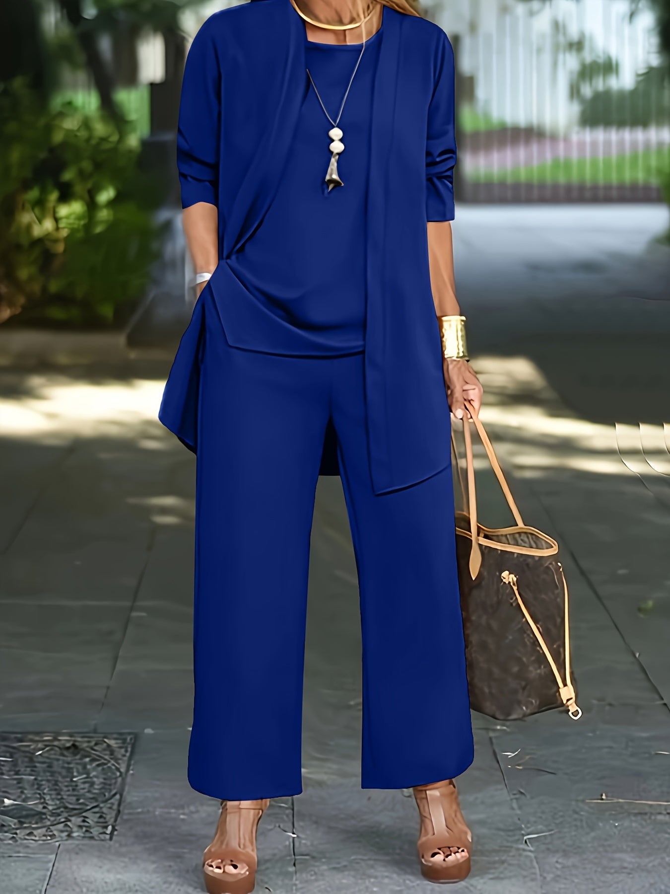 Stylish Chic Three Piece Set