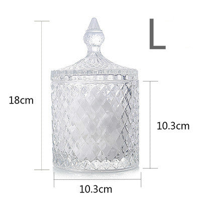 Nordic Crystal Glass Storage