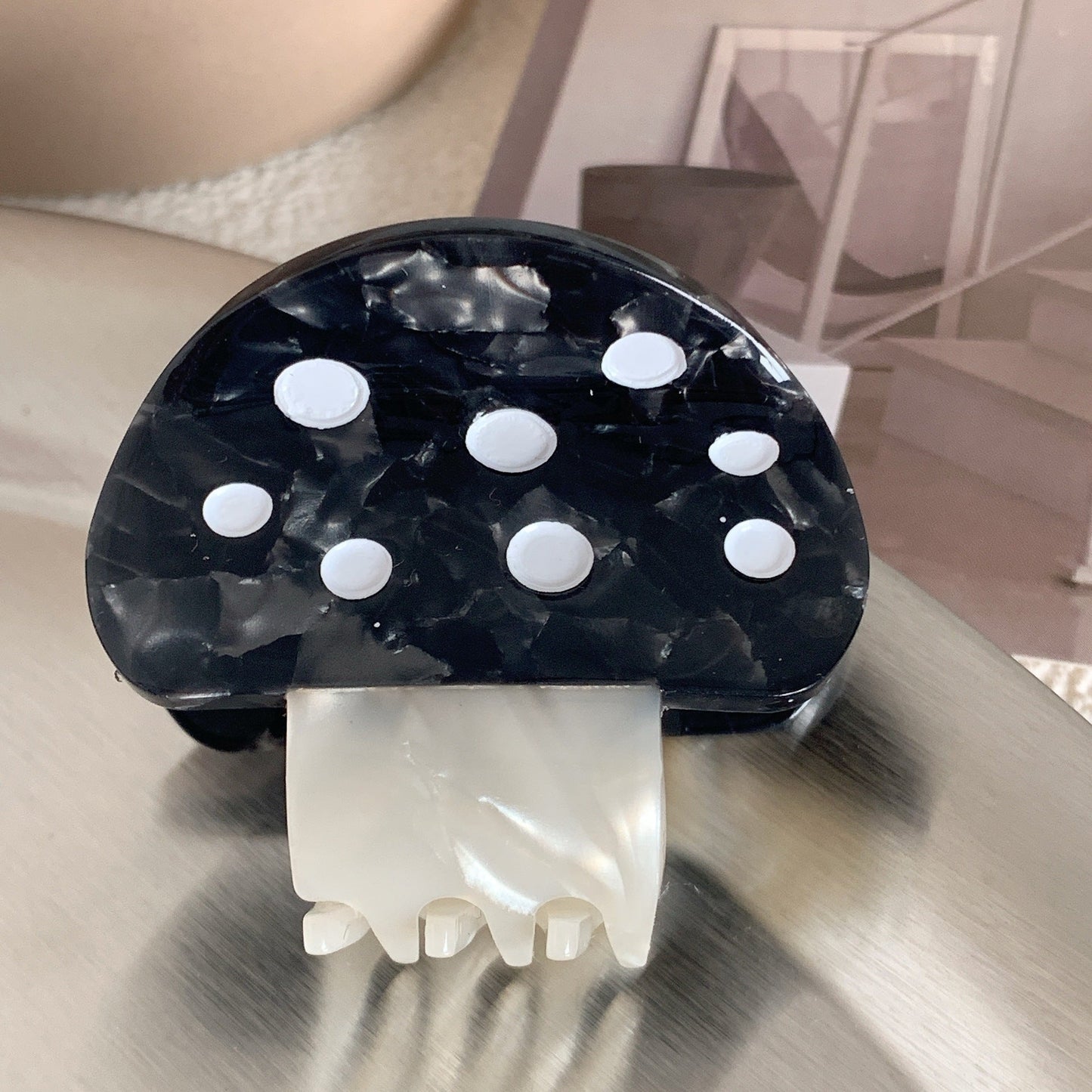 Mushroom Hair Clip