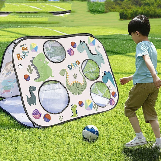 Children's 3-in-1 Cartoon Folding Throwing Sandbag Board Sticky Ball