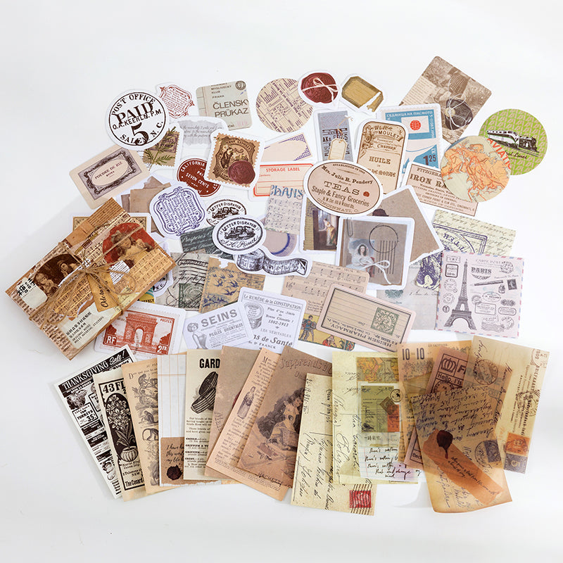 DIY Decorative Stickers For Collage, Scrapbooking, Journaling