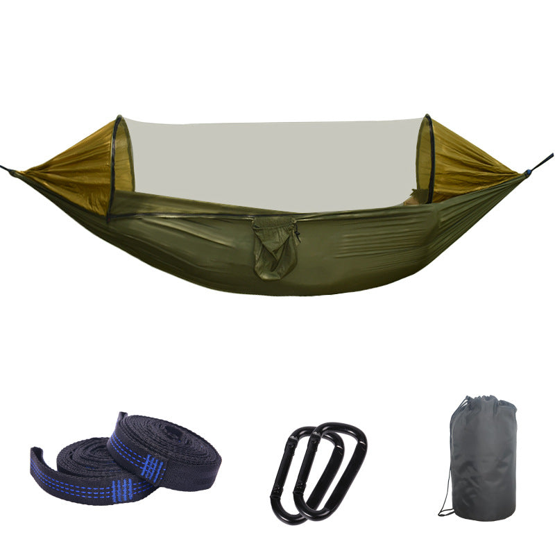 Household Flip Nylon Camping Hammock