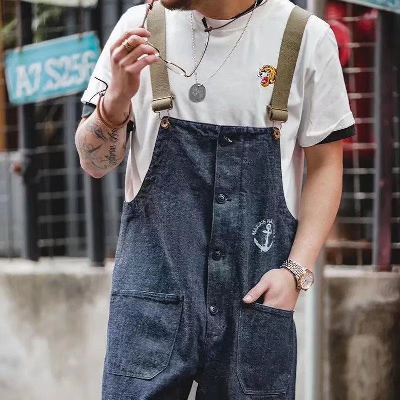 Vintage American Navy Deck Overalls For Men