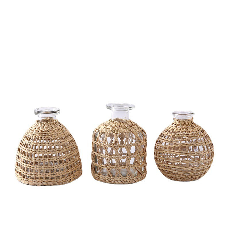 Hand-woven Glass Aroma Vase Ornaments