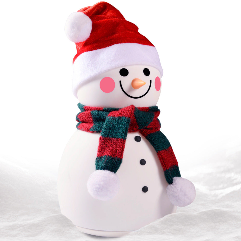 Christmas Snowman Music Portable Night Light