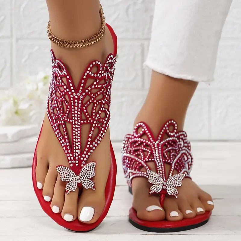Butterfly Accent Sandals